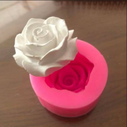 Beautiful rose silicone mold /3D rose flower mould /rose soap mold /ro