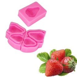 Strawberry Mold 3 Piece Mould Fruit Mold