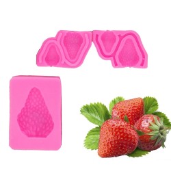 Strawberry Mold 3 Piece Mould Fruit Mold