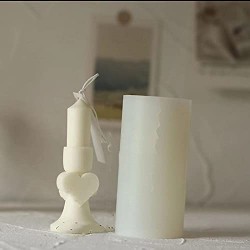 valentine Heart Shaped Candle Holder Candle  Making Silicone Candle Mo