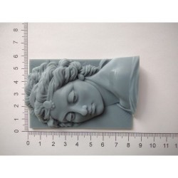 style lady women plaster portrait soap making candle silicone designer