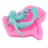 Mermaid Silicone Mold, Silcone, Soap, Cake, Candy, Clay, Nautical, Coo