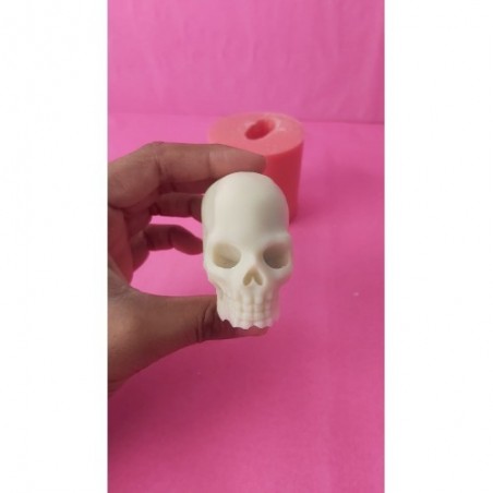 3D skull silicone mold, candle plaster silicone mold, cake mold,