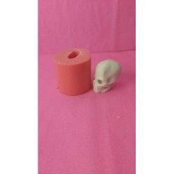 3D skull silicone mold, candle plaster silicone mold, cake mold,