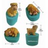 Mini Bulldog Silicone Mold Cake Decoration Tools Small Dogs Theme Fon