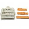 belt buckle silicone mold sugarcraft fimo polymer clay resin wax mould