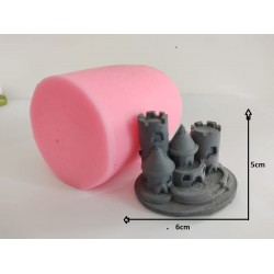 sand Castle Fondant Mould DIY Castle Chocolate Silicone Mold Cake Deco