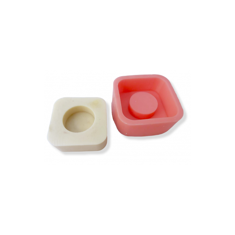 Square Tealight Candle Holder Silicone Mould