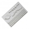Relief Cake Border Silicone Mold Frame Fondant Cake Decor silicone mol