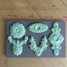 Border silicone mold fondant mold cake decorating tools chocolate gum