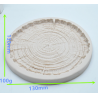 craftial curve__CC_APZ_116_ 3D coaster Tree Rings  Silicone Cake Molds