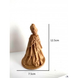 3D Silicone Wedding Dress Mold for Fondant Cake Planster Candle Resin