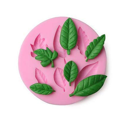 Craftial Curve _CC69_AFT_ Round Patti Tree Leaf Silicone Mould , Silic
