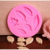 Craftial Curve _CC69_AFT_ Round Patti Tree Leaf Silicone Mould , Silic