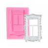 Sugarcraft Window Silicone Mold DIY Frame Cake Border Fondant Mold Cak