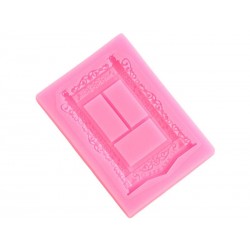 Sugarcraft Window Silicone Mold DIY Frame Cake Border Fondant Mold Cak