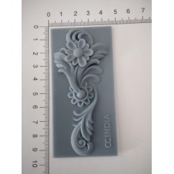 craftial curve_cc50_AML_flower decoration frame pattern  silicone mold